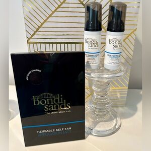 ☀️Bondi Sands Self Tan Set | 2 Light/Medium Foams + Mitt☀️NIB